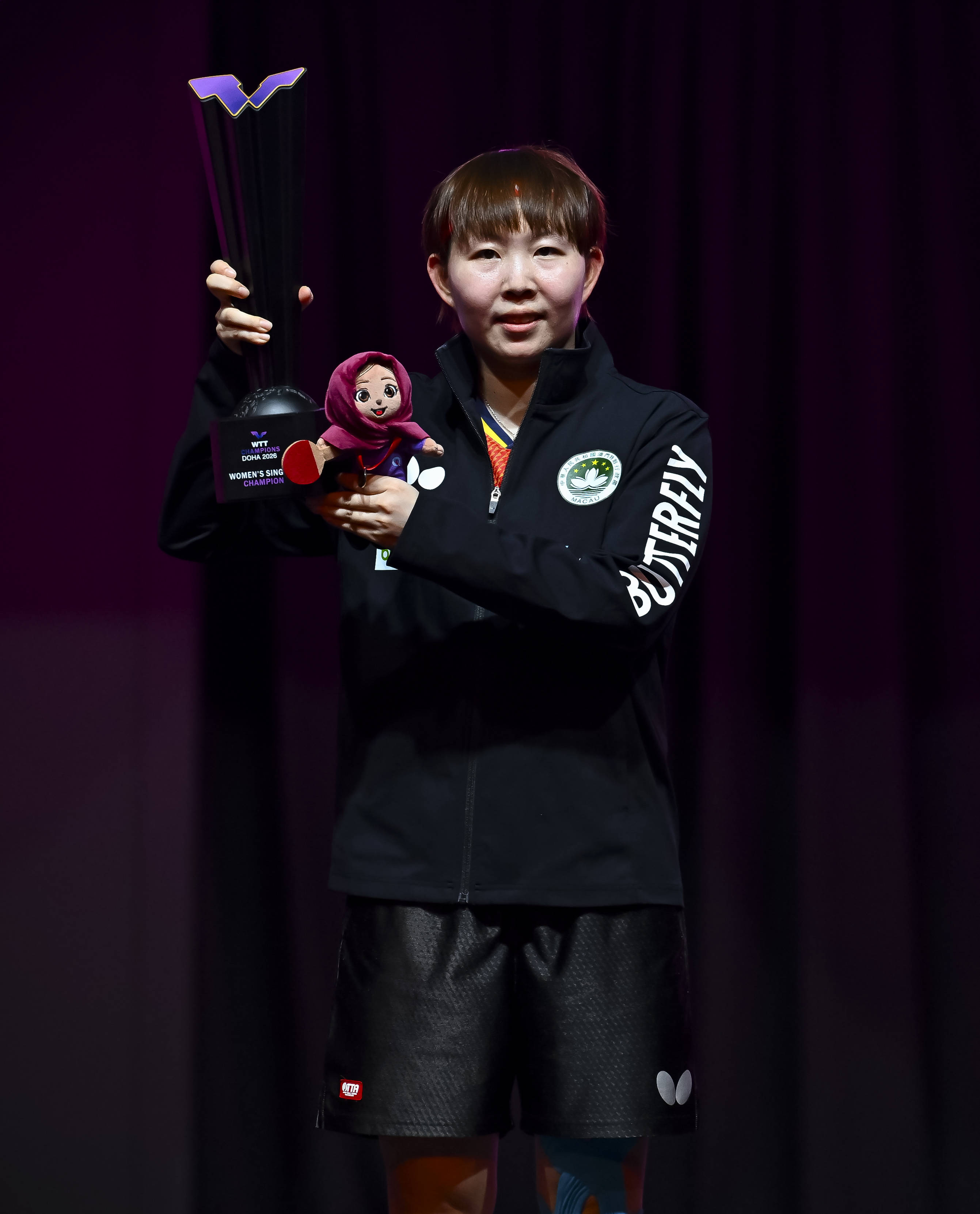 皇冠tg @hga039
_(体育)乒乓球——WTT多哈冠军赛:朱雨玲女单夺冠